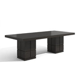 Eccotrading Cubist Dining Table – Espresso Oak
