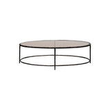 Eccotrading Forged Oval Coffee Table – Bronze Nera