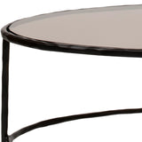 Eccotrading Forged Oval Coffee Table – Bronze Nera