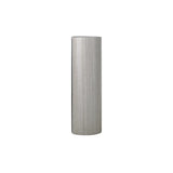 Eccotrading Huggel Round Pedestal - Cream Engineered Veneer