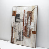 Eccotrading Inheritance Mixed Media Paper and Textile Wall Sculpture