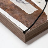 Eccotrading Inheritance Mixed Media Paper and Textile Wall Sculpture