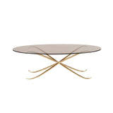 Eccotrading Spike Oval Coffee Table – Bronze D’oro