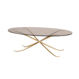 Eccotrading Spike Oval Coffee Table – Bronze D’oro