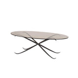 Eccotrading Spike Oval Coffee Table – Bronze Nera