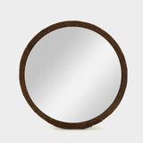 Eccotrading Wode Round Mirror - Bronze Dorato