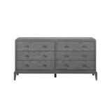 Eccotrading Astoria 6 Drawer Chest – Graphite Grey