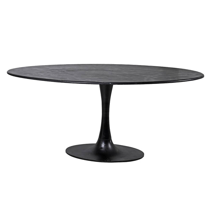 Eclipse Black Marble Dining Table