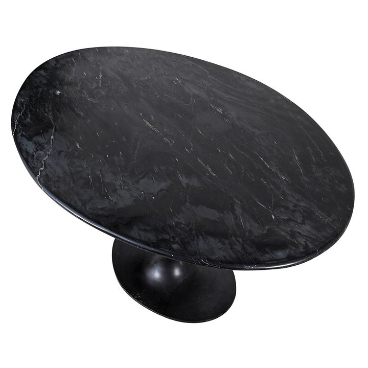 Eclipse Black Marble Dining Table