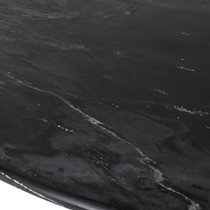 Eclipse Black Marble Dining Table