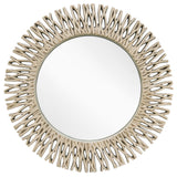 RV Astley Adel Round Mirror – Champagne Silver