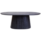 Elias Dining Table – Black Mango Wood