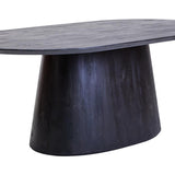 Elias Dining Table – Black Mango Wood