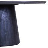 Elias Dining Table – Black Mango Wood