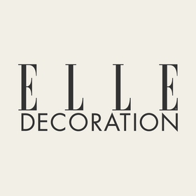 ELLE Decoration logo on a beige background