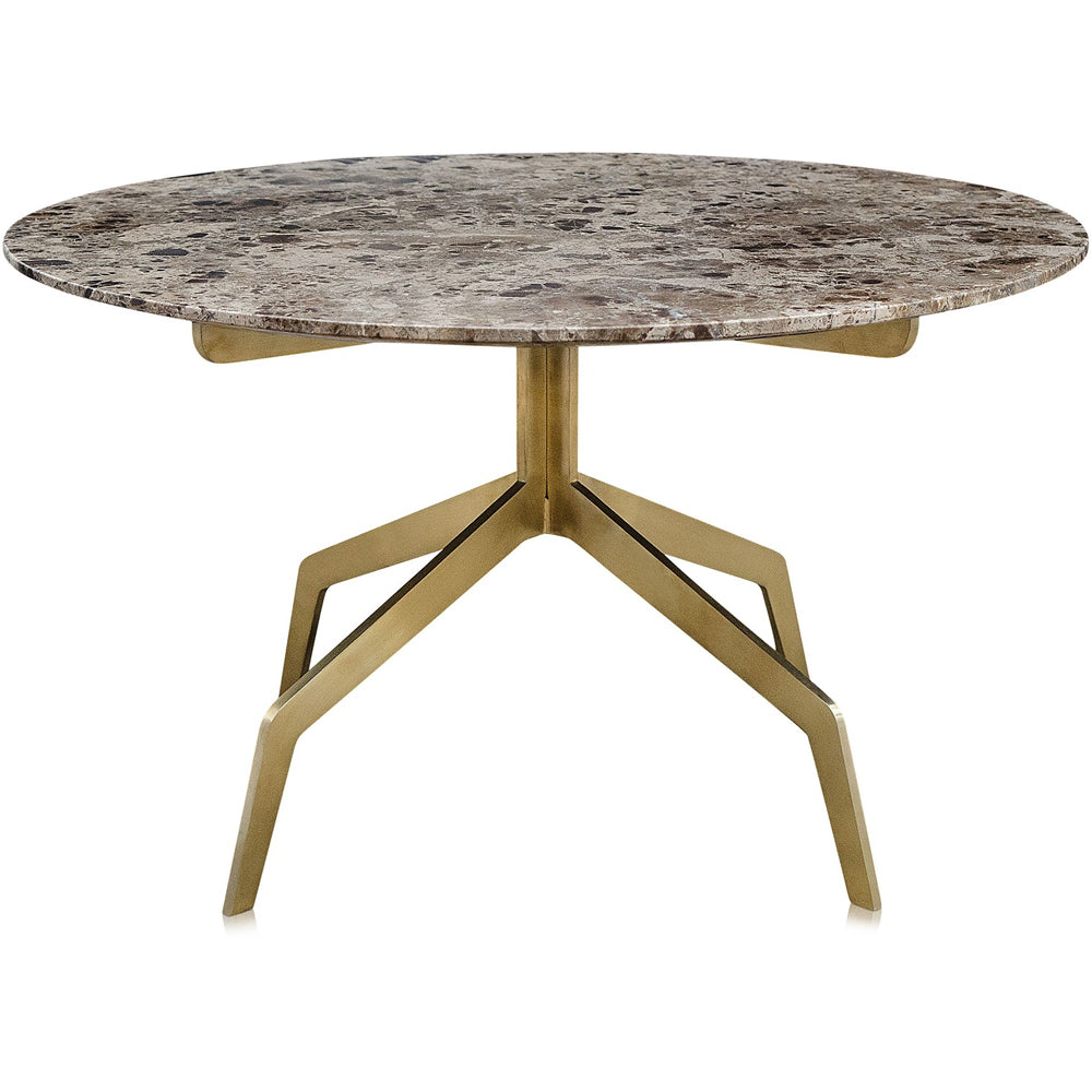 Elysium Marble Coffee Table – Brushed Gold