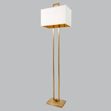 Livingsley Ember Floor Lamp – Antique Brass