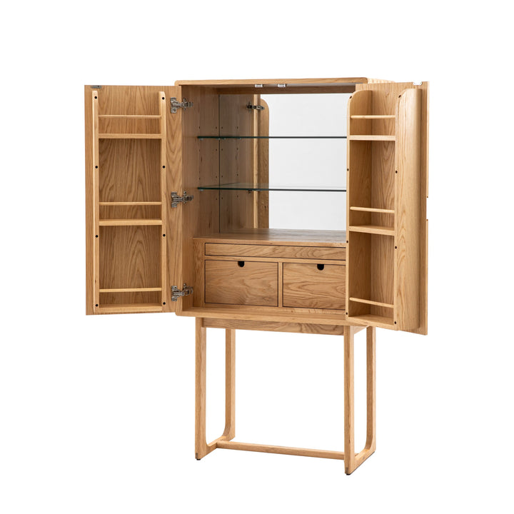 Emerson Cocktail Cabinet – Natural Oak