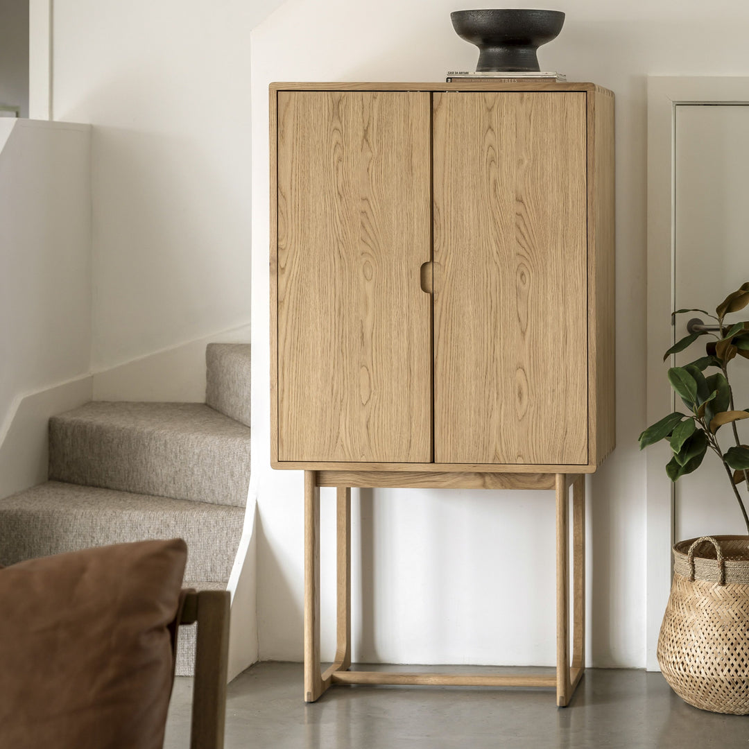 Emerson Cocktail Cabinet – Natural Oak