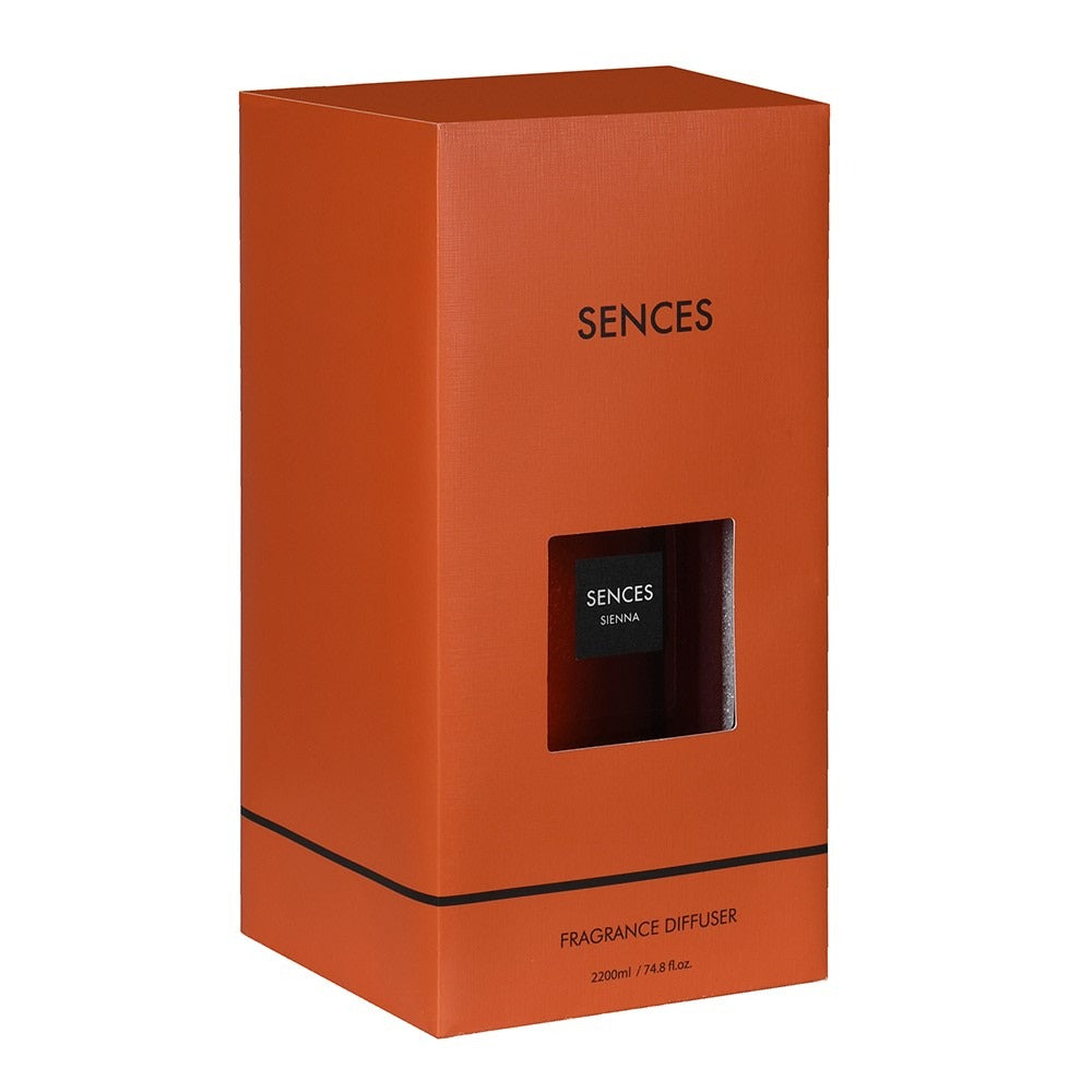 Enormous Amora Sienna Reed Diffuser with Orange Bottle