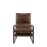 Erasmus Lounger – Brown Leather