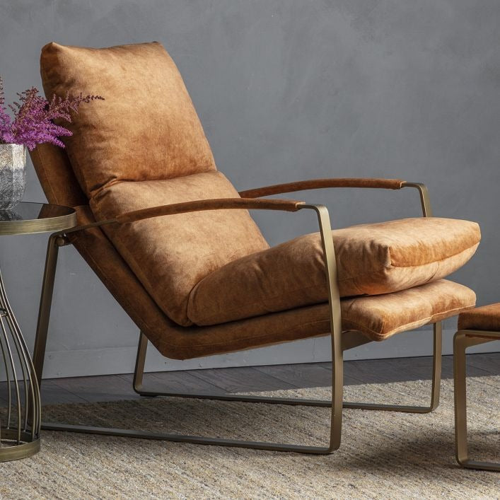 Erasmus Lounger – Ochre