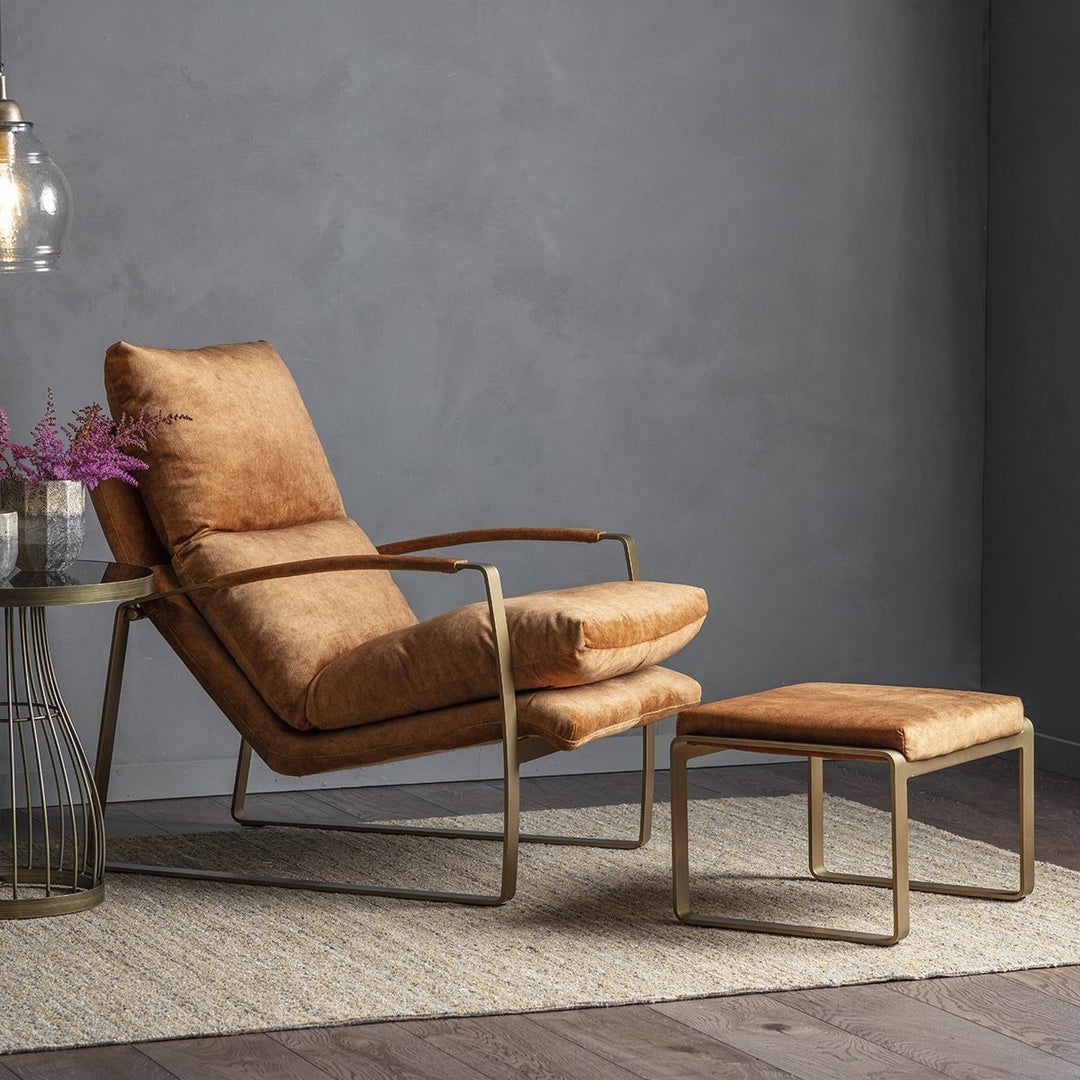 Erasmus Lounger – Ochre