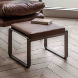 Erasmus Stool – Brown Leather