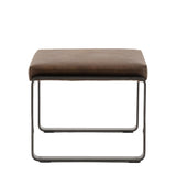 Erasmus Stool – Brown Leather