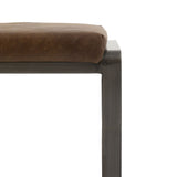 Erasmus Stool – Brown Leather
