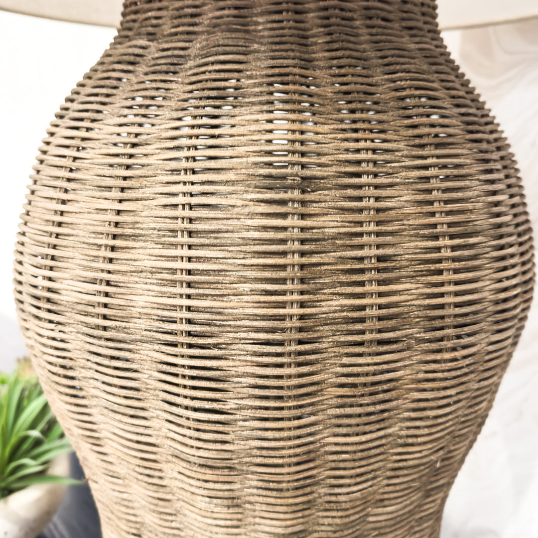 Esme Rattan Lamp with Shade