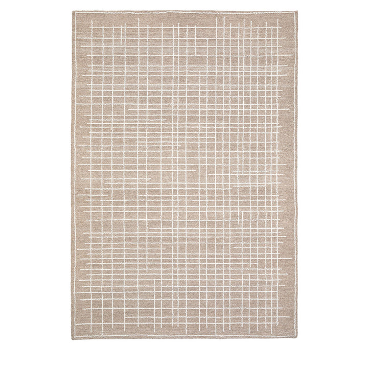 Esme Tufted Cream Rug – Large