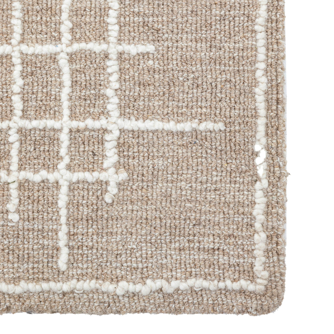 Esme Tufted Cream Rug – Large