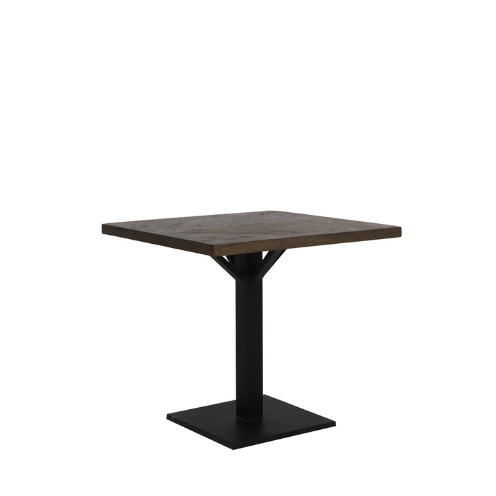 Light & Living Chisa Dining Table with Brown Wooden Top