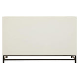 Evangeline Geometric Sideboard – White