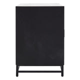 Evangeline Geometric Sideboard – Black