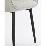 Fallon Dining Chair with Beige Upholstery – Excess Stock