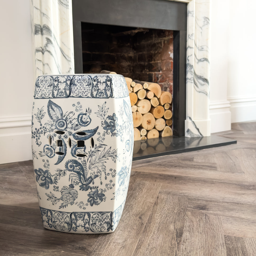 Fine China Ceramic Footstool