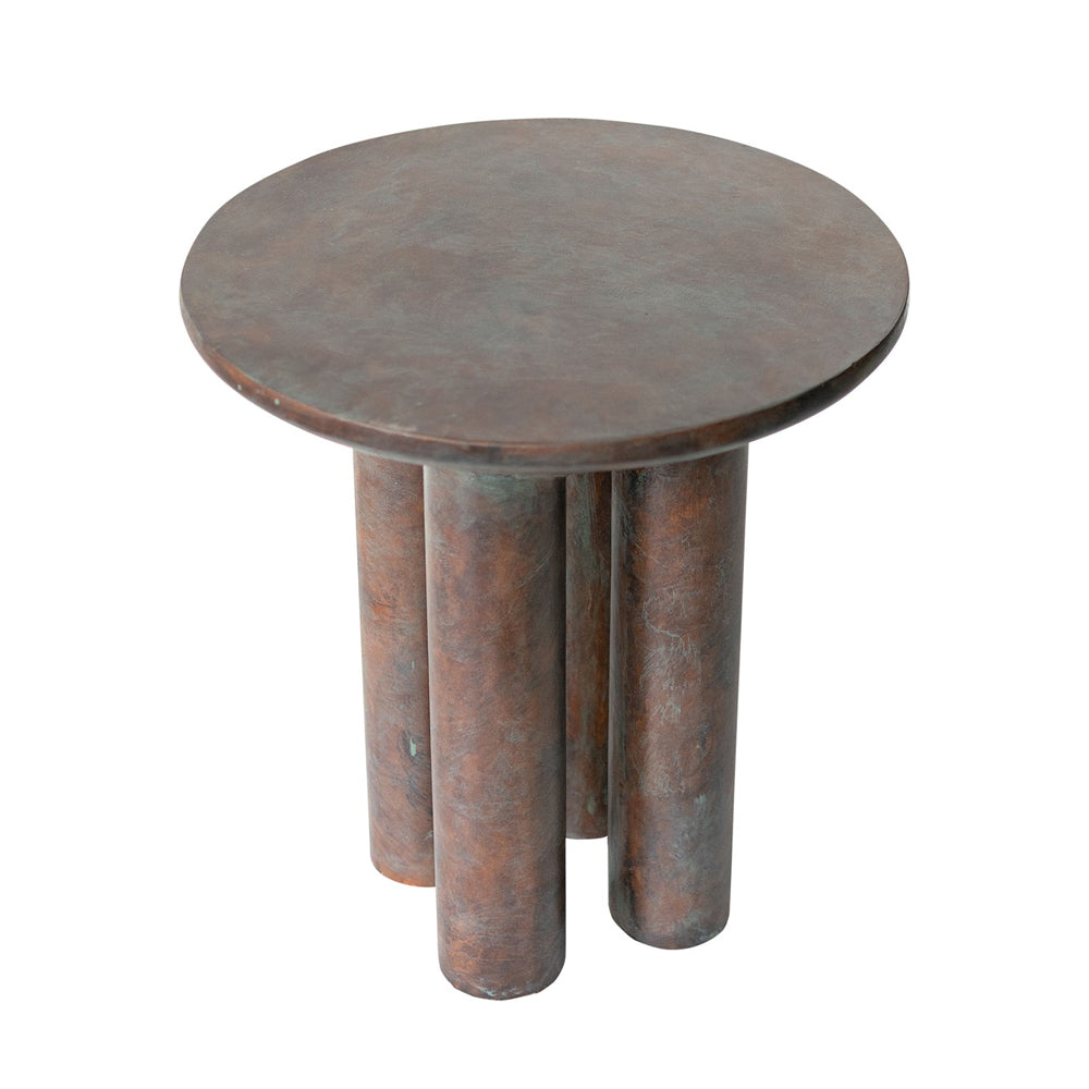 Fletcher Occasional Table in Antique Copper