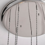 Florence Cascading Pendant Light – 7 Lights – Bright Nickel