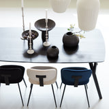 Light & Living Quenza Dining Table in Matt Black Acacia Wood – 220cm