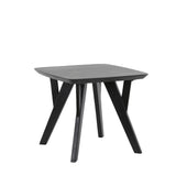 Light & Living Quenza Side Table in Black Acacia Wood – Large