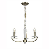 Franklite Artemis Bronze Pendant Light – 3 Lights
