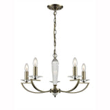 Franklite Artemis Bronze Pendant Light – 5 Lights
