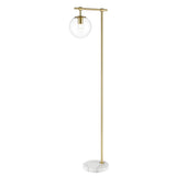 Franklite Avenue Floor Lamp – Matte Brass