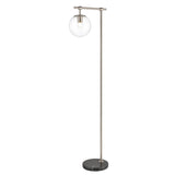Franklite Avenue Floor Lamp – Satin Nickel