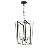 Franklite Aviary Pendant Light – Black and Chrome – Large
