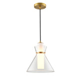 Franklite Bliss Pendant Light – Aged Brass