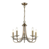 Franklite Carousel Light Fitting - 5 Lights - Bronze