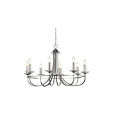 Franklite Carousel Light Fitting - 8 Lights - Chrome